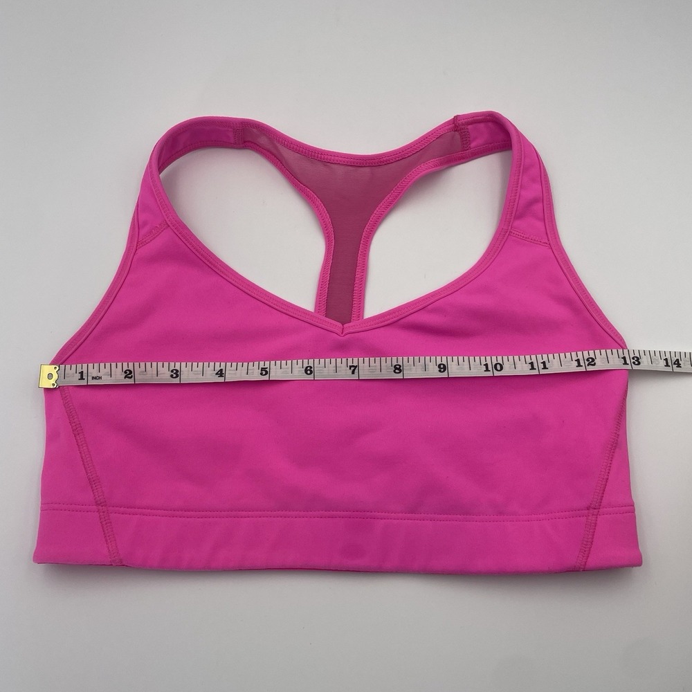 Victoria's Secret Sport- VSX Small Yoga Racerback Pullover Sport Bra Mesh Pink - Picture 13 of 13